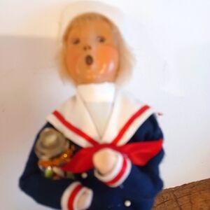 Vintage Byers Choice Caroler Figurine   Sailor Boy